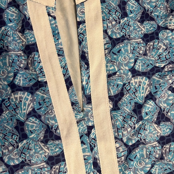 Cabana Life Blue and Cream Dress - Picture 3 of 5